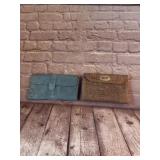 2 Vintage Lady Snap Wallets