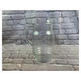 Pitcher with "F" Etched in the glass