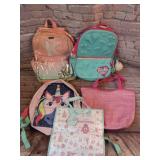 3 Girls Bookbags and 2 Totes