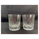 Pair of J AND B RARE SCOTCH WHISKEY DRINKING