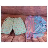 Flamingo Bermuda Shorts (Size 29) + Medium