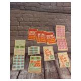 Lot of Vintage Stamp Saver Books