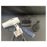 Conair 1875 Hairdryer, Alarm Clock, TDS Water