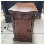 Side Table/Console Cabinet with pull out drink