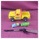 Hot Wheels, wild West toy Rifle and plastic Toy