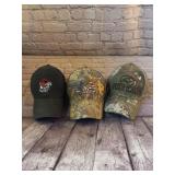 Lot of 3 Hats - Redhead Duck, GA Bulldogs & Camo