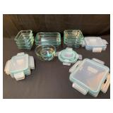 Pyrex Glass Cookware with Snapware Writable