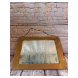 Vintage Chain Hung Mirror