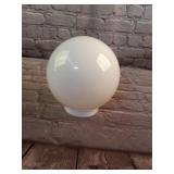 Light Fixture White Globe