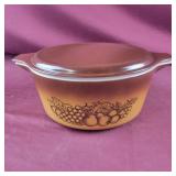 Old Orchard Pyrex Bowl with Lid