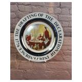Decorative Plate 1776 Drafting of the D