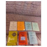 Lot of Vintage Church Handbooks and Pamphlets