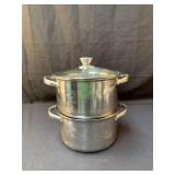 Double Broiler Made in India both 4 qt pans