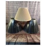Lot of 3 Large Lampshades