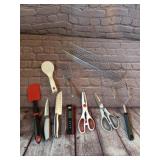 Lot of Kitchenware - Scissors, Knives and more