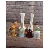 Lot of Vases and Glass Bells