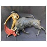 Vintage Syroco bullfighter wall plaque 1960s,