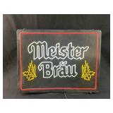 Meister Brau Wall Sign (Works)Some damage on