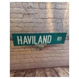 Haviland Rd Sign