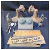 Assorted Box Lot - Wall Sconce, Door bell,