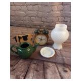 Lot of Home Decor - Hobnail Lantern Globe, Tea