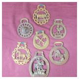 Group of Vintage Horse harness Medallions