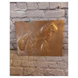 Copper Horse Tin Art