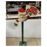 Santa Yard Sign Merry Christmas 46HNeeds