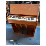 Vintage Estey Portable Foot Organ Some Damage to