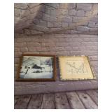 2 Framed Pictures