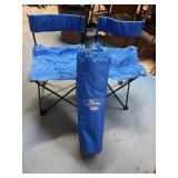 2 Folding Ford Camp Chairs with Carrying Bag