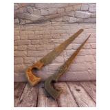 2 Handsaws Vintage