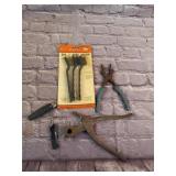 Lot of Miscellaneous Items with Leather Hole