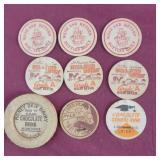 Collection of Cardboard Milk Caps