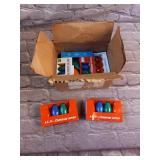 Lot of Vintage Christmas Light Bulbs