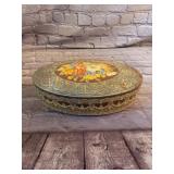 Vintage Floral Tin