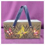 Collins of Texas Wood Butterfly Box Purse