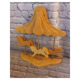 Wooden DIY Woodworked Carousel Decor