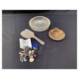 Ashtrays, Dremel Bit sets, Metal Paddle Spoon