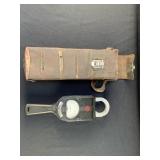 Vintage GE A-C Volt Ammeter with carrying case