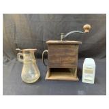 Coffee Grinder Box, Decorative Syrup Container