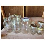Ball Mason jars 5 CT, 1 Atlas Mason, Kerr jar,
