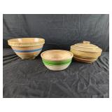 Vintage Mccoy yellow ware bowls