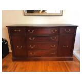 Dark Wood Buffet 60 in W x 34 1/2 in T x 20 in