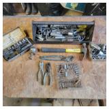 Sockets, Bits and assortment of Tools (pliers,