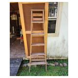 6 ft wooden step ladder