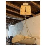 Hanson hanging scale 20 pound capacity with pan