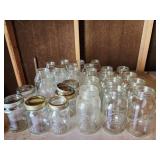 27 Canning jars assorted, Kerr, golden harvest