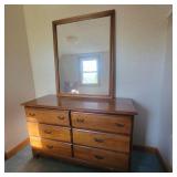 Dresser with mirror 51"Wx30.5"T (71.5" with