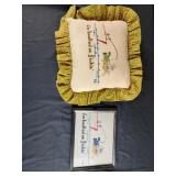 Needlepoint hooked on fishin